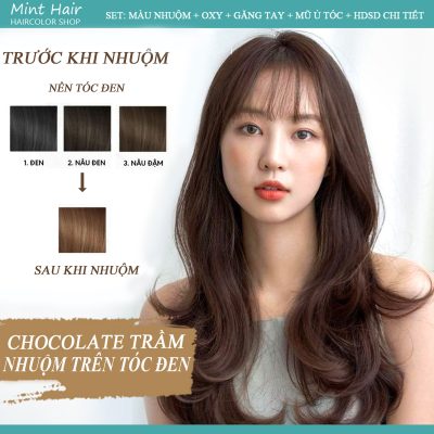 kem nhuộm tóc màu chocolate